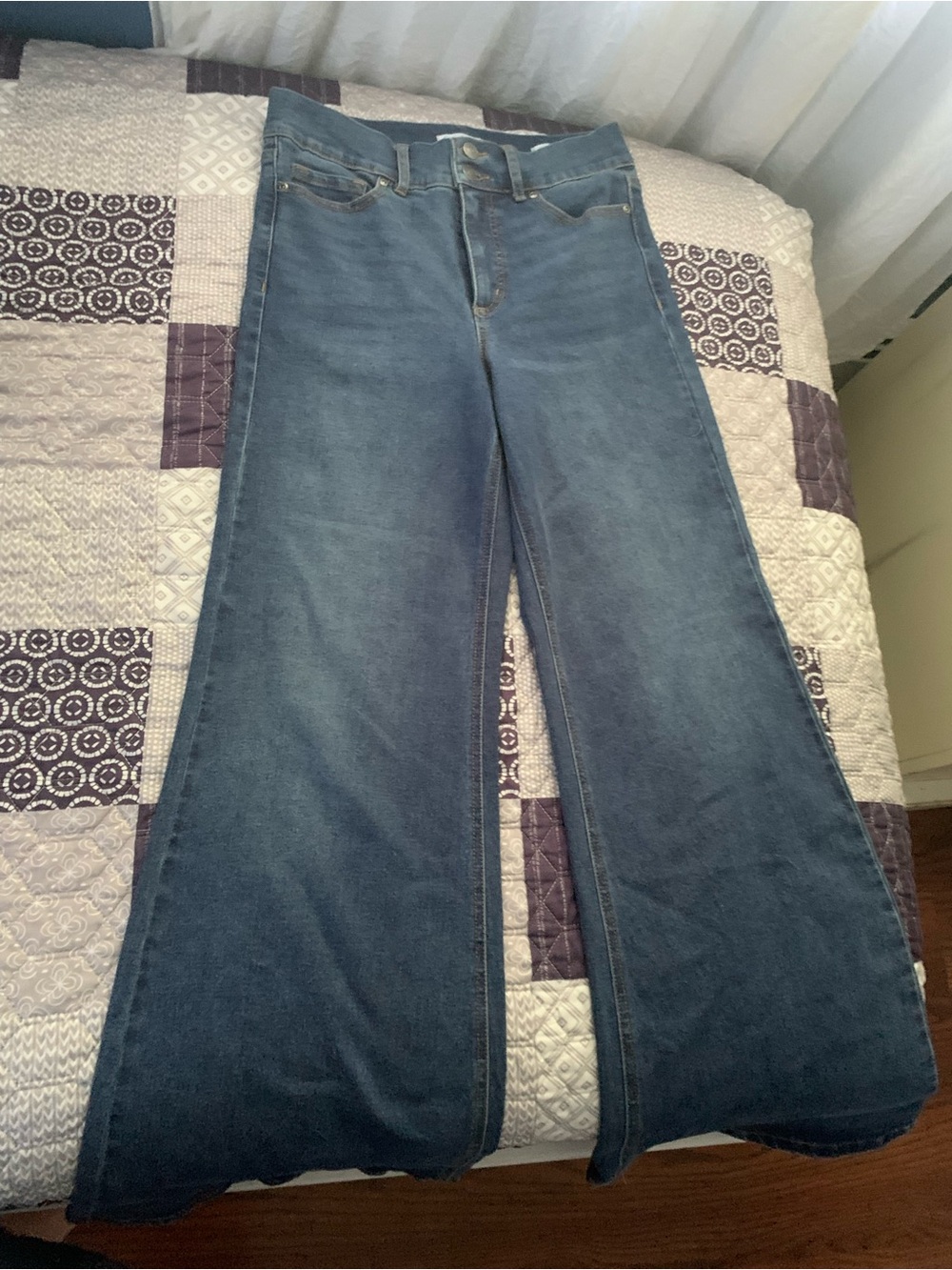 sofia by sofia vergara Dark Blue Wide Leg Jeans